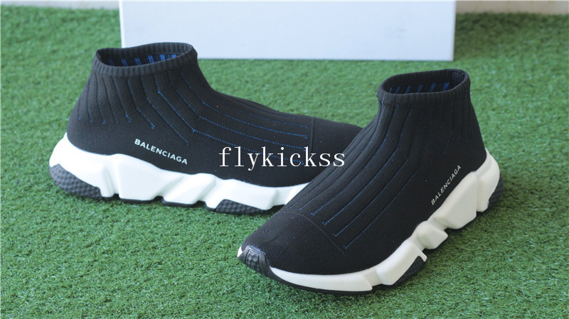 Balenciaga Balenciaga Speed Trainer Navy red Grailed