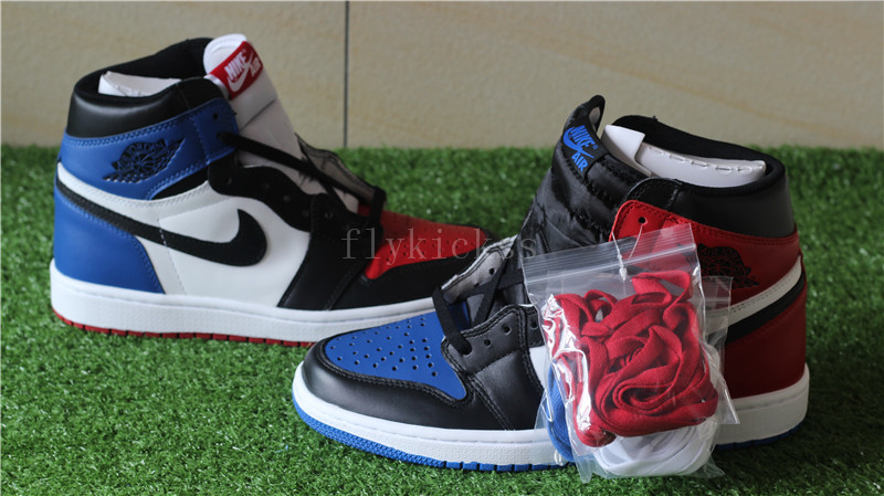 nike 1s red and blue